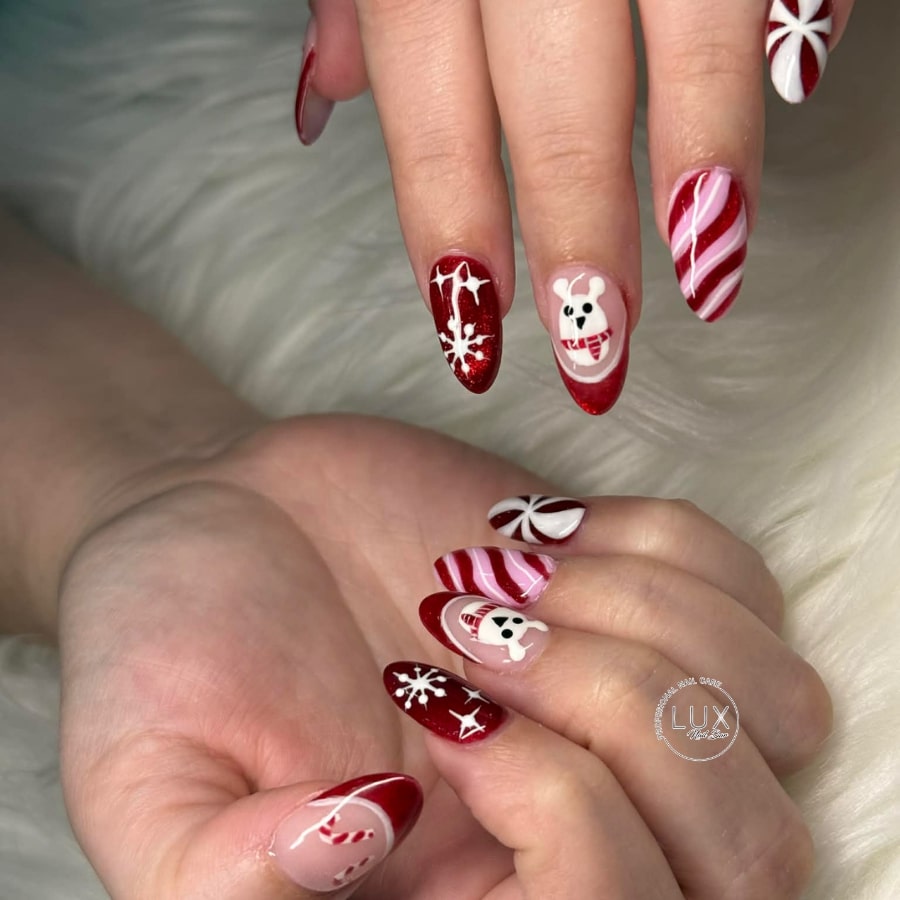 Get Ready for Stunning Christmas Nails at Lux Nail Bar